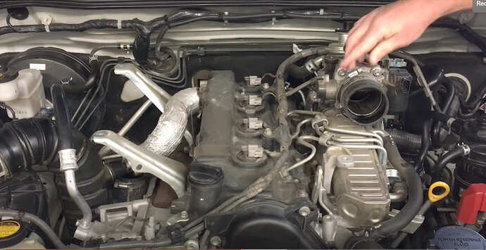 HILUX INTERCOOLER REMOVED