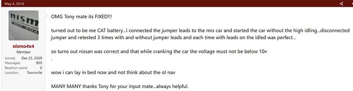 2022-06-26 18_26_26-D40 idling high - SOLVED _ Page 2 _ Nissan Navara Forum