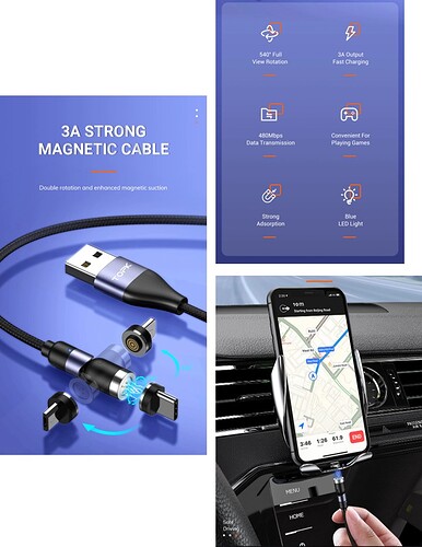 cable magnetique