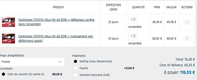 Déflecteurs AV_AR Heko