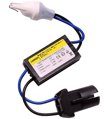 Module antierreur ODB pour clignotant d'aile T10