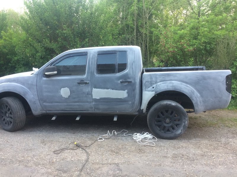 Mon navara passe en peinture raptor - Pickup Nissan - Pickup-Mania